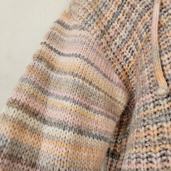Aerie Cozy Wool Blend Oversize Striped Hoodie - Picture 5 of 8
